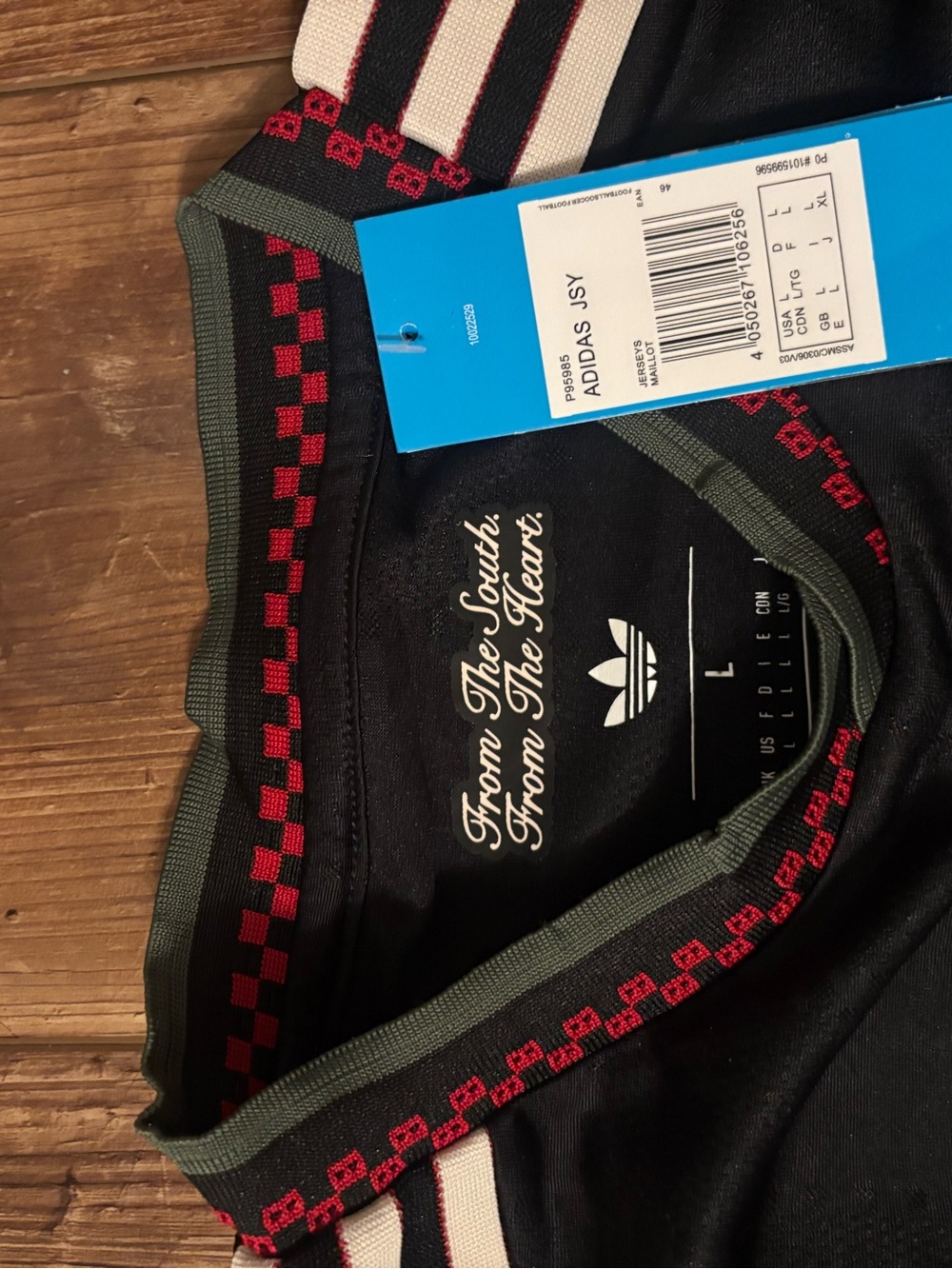 adidas Black Kane #9 Soccer Jersey - Picture 7 of 9